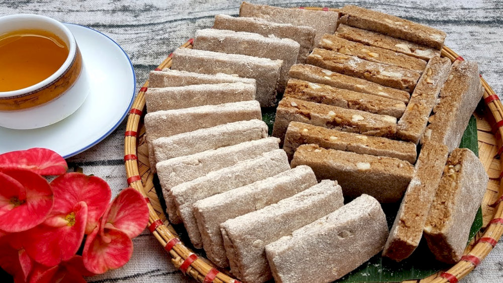 Chè lam thơm mùi gừng, béo ngậy của lạc